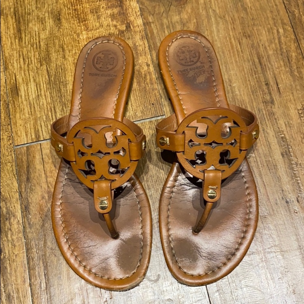 Tory Burch Miller Sandal in Vachetta